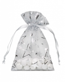 Organzazakjes SmallStars 10x15cm(BxH) 2-kleuren